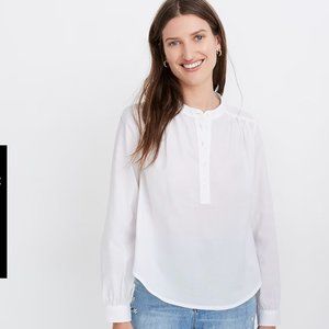 Madewell Shirred Popover Top